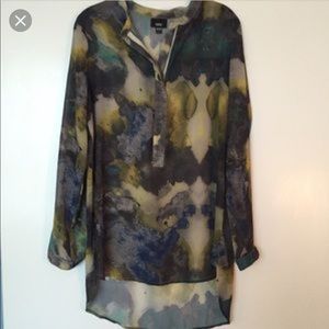 Mossimo Watercolor artsy tunic...Super cute!
